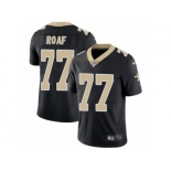 Men's Nike New Orleans Saints #77 Willie Roaf Vapor Untouchable Limited Black Team Color NFL Jersey