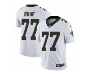 Men's Nike New Orleans Saints #77 Willie Roaf Vapor Untouchable Limited White NFL Jersey