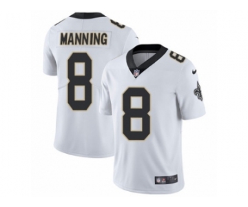 Men's Nike New Orleans Saints #8 Archie Manning Vapor Untouchable Limited White NFL Jersey