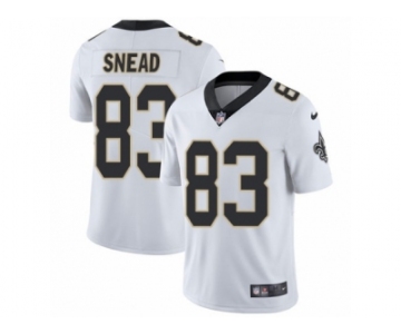 Men's Nike New Orleans Saints #83 Willie Snead Vapor Untouchable Limited White NFL Jersey