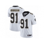 Men's Nike New Orleans Saints #91 Trey Hendrickson Vapor Untouchable Limited White NFL Jersey