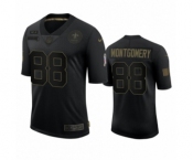 New Orleans Saints #88 Ty Montgomery Black 2020 Salute to Service Limited Jersey