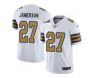 Nike New Orleans Saints #27 Natrell Jamerson White Men Stitched NFL Limited Rush Jersey