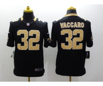 Nike New Orleans Saints #32 Kenny Vaccaro Black jerseys(Limited)