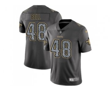 Nike New Orleans Saints #48 Vonn Bell Gray Static Men NFL Vapor Untouchable Limited Jersey