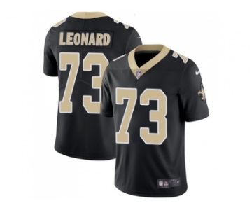 Nike New Orleans Saints #73 Rick Leonard Black Team Color Men Stitched NFL Vapor Untouchable Limited Jersey