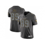 Nike New Orleans Saints #89 Josh Hill Gray Static Men NFL Vapor Untouchable Limited Jersey