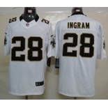 nike nfl jerseys new orleans saints #28 ingram white[nike limited]