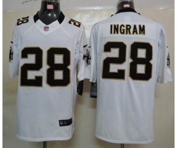 nike nfl jerseys new orleans saints #28 ingram white[nike limited]