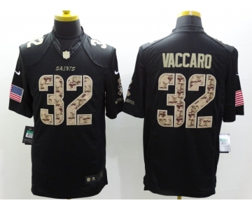 nike nfl jerseys new orleans saints #32 vaccaro black[salute to service limited]