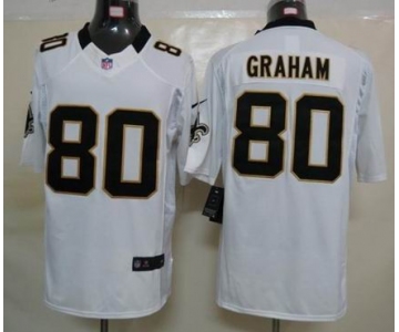 nike nfl jerseys new orleans saints #80 graham white[nike limited]