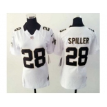 Nike Women New Saints #28 C.J. Spiller white Team Color Stitched Jerseys