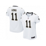 Women Nike New Orleans Saints #11 Tommylee Lewis Game White NFL Jersey