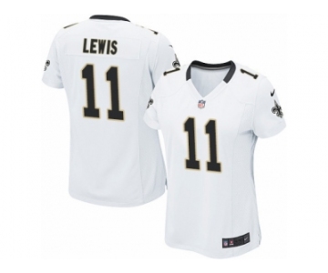 Women Nike New Orleans Saints #11 Tommylee Lewis Game White NFL Jersey