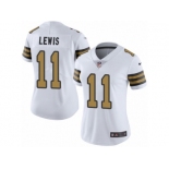 Women Nike New Orleans Saints #11 Tommylee Lewis Limited White Rush Vapor Untouchable NFL Jersey