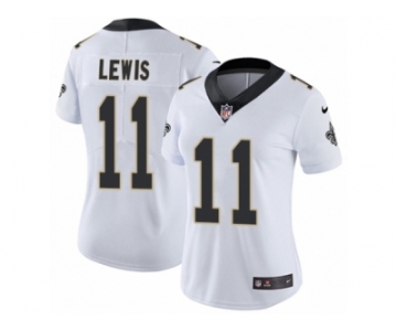 Women Nike New Orleans Saints #11 Tommylee Lewis White Vapor Untouchable Limited Player NFL Jersey