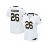 Women Nike New Orleans Saints #26 P. J. Williams Game White NFL Jersey