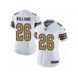 Women Nike New Orleans Saints #26 P. J. Williams Limited White Rush Vapor Untouchable NFL Jersey