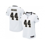 Women Nike New Orleans Saints #44 Hau'oli Kikaha white Jerseys