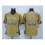 Women Nike New Orleans Saints #50 Anthony Gold Jerseys(Drift Fashion)