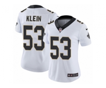 Women Nike New Orleans Saints #53 A.J. Klein White Vapor Untouchable Limited Player NFL Jersey