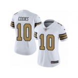 Women's Nike New Orleans Saints #10 Brandin Cooks Limited White Rush NFL Jersey