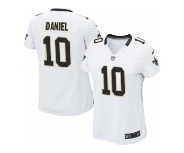 Women's Nike New Orleans Saints #10 Chase Daniel Limited White NFL Jersey