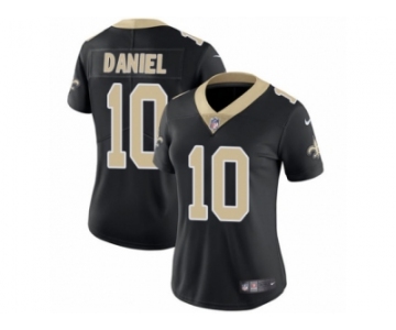 Women's Nike New Orleans Saints #10 Chase Daniel Vapor Untouchable Limited Black Team Color NFL Jersey