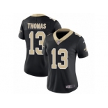 Women's Nike New Orleans Saints #13 Michael Thomas Vapor Untouchable Limited Black Team Color NFL Jersey