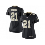 Women's Nike New Orleans Saints #21 Alvin Kamara Limited Black Team Color NFL Jersey