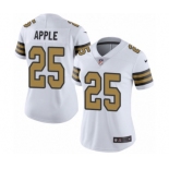 Women's Nike New Orleans Saints #25 Eli Apple Limited White Rush Vapor Untouchable NFL Jersey