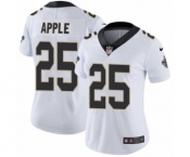 Women's Nike New Orleans Saints #25 Eli Apple White Vapor Untouchable Limited Player NFL Jersey