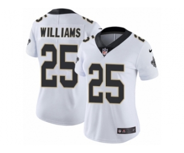 Women's Nike New Orleans Saints #25 P. J. Williams Vapor Untouchable Limited White NFL Jersey