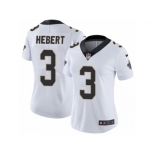 Women's Nike New Orleans Saints #3 Bobby Hebert Vapor Untouchable Limited White NFL Jersey