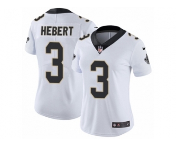 Women's Nike New Orleans Saints #3 Bobby Hebert Vapor Untouchable Limited White NFL Jersey