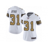 Women's Nike New Orleans Saints #31 Jairus Byrd Limited White Rush NFL Jersey