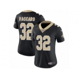 Women's Nike New Orleans Saints #32 Kenny Vaccaro Vapor Untouchable Limited Black Team Color NFL Jersey