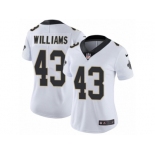 Women's Nike New Orleans Saints #43 Marcus Williams Limited White NFL Jersey