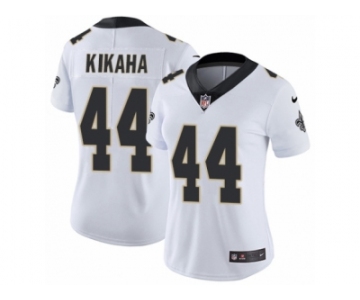 Women's Nike New Orleans Saints #44 Hau'oli Kikaha Vapor Untouchable Limited White NFL Jersey