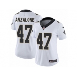 Women's Nike New Orleans Saints #47 Alex Anzalone Vapor Untouchable Limited White NFL Jersey