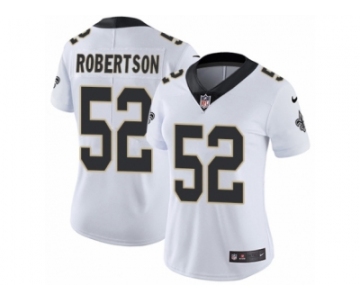 Women's Nike New Orleans Saints #52 Craig Robertson Vapor Untouchable Limited White NFL Jersey