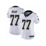 Women's Nike New Orleans Saints #77 Willie Roaf Vapor Untouchable Limited White NFL Jersey