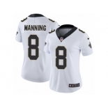 Women's Nike New Orleans Saints #8 Archie Manning Vapor Untouchable Limited White NFL Jersey