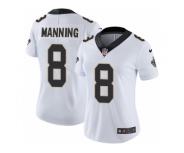 Women's Nike New Orleans Saints #8 Archie Manning Vapor Untouchable Limited White NFL Jersey