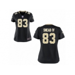 Women's Nike New Orleans Saints #83 Willie Snead IV Black Team Color NFL Jersey