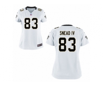 Women's Nike New Orleans Saints #83 Willie Snead IV White NFL Jersey