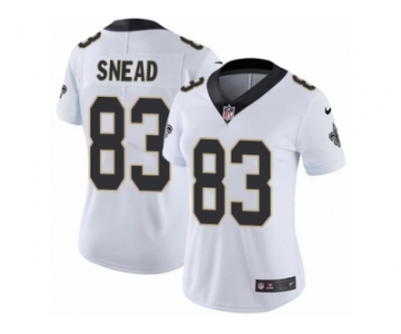 Women's Nike New Orleans Saints #83 Willie Snead Vapor Untouchable Limited White NFL Jersey