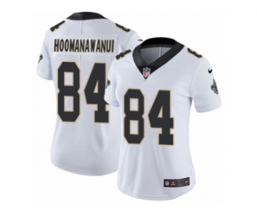 Women's Nike New Orleans Saints #84 Michael Hoomanawanui Vapor Untouchable Limited White NFL Jersey