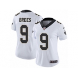 Women's Nike New Orleans Saints #9 Drew Brees Vapor Untouchable Limited White NFL Jersey