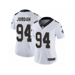 Women's Nike New Orleans Saints #94 Cameron Jordan Vapor Untouchable Limited White NFL Jersey